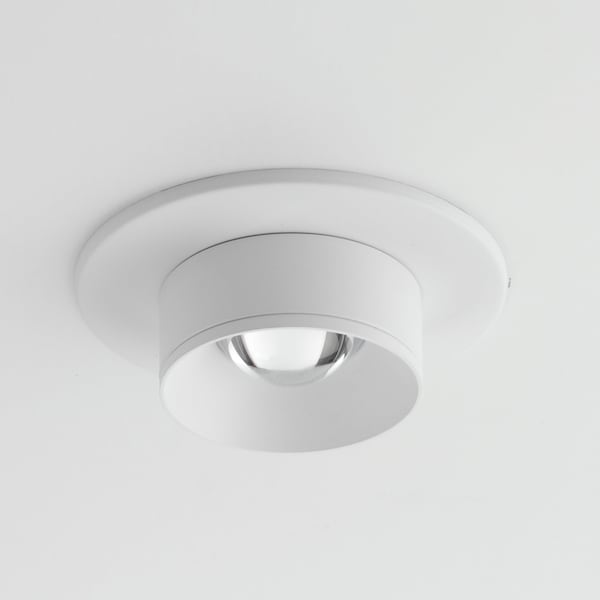 Caldera 120-277V LED Flush Mount, White